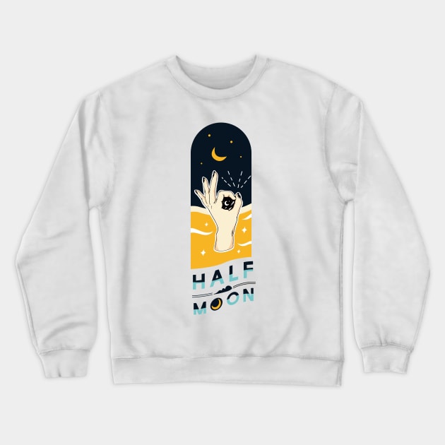 Half Moon Crewneck Sweatshirt by M2M